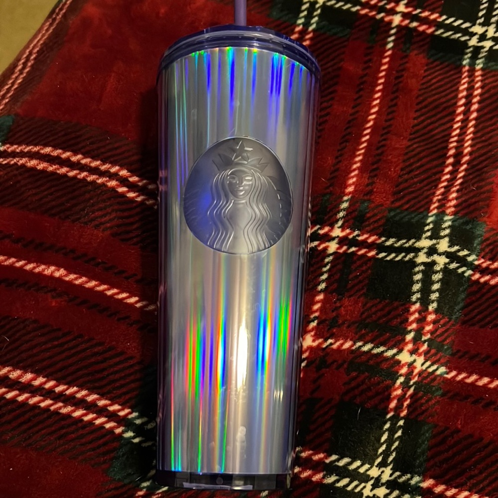Starbucks Purple Irridescent Tumbler. gently used. Still has tags